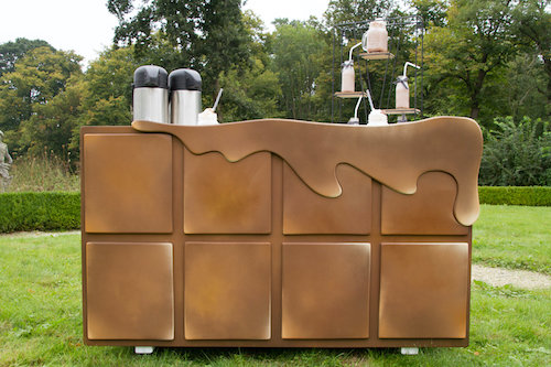 mobilier bar chocolat