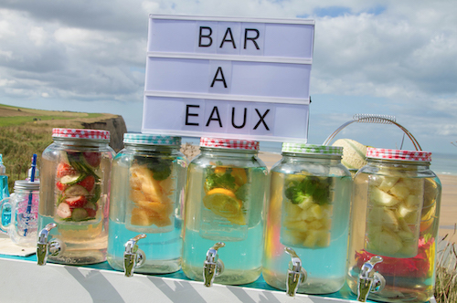 bar à eaux aromatisées